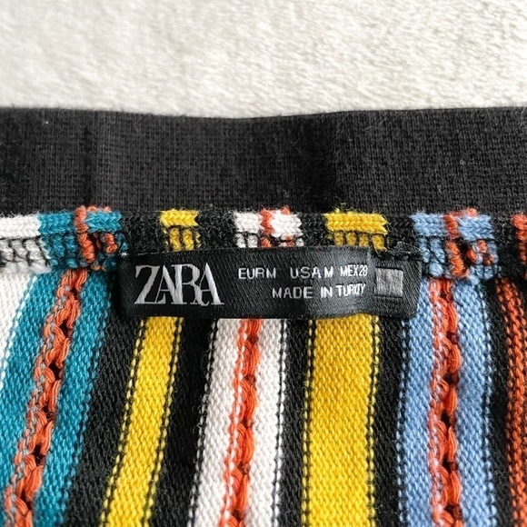 ZARA Striped Knit Crop Tank - Picture 2 of 10